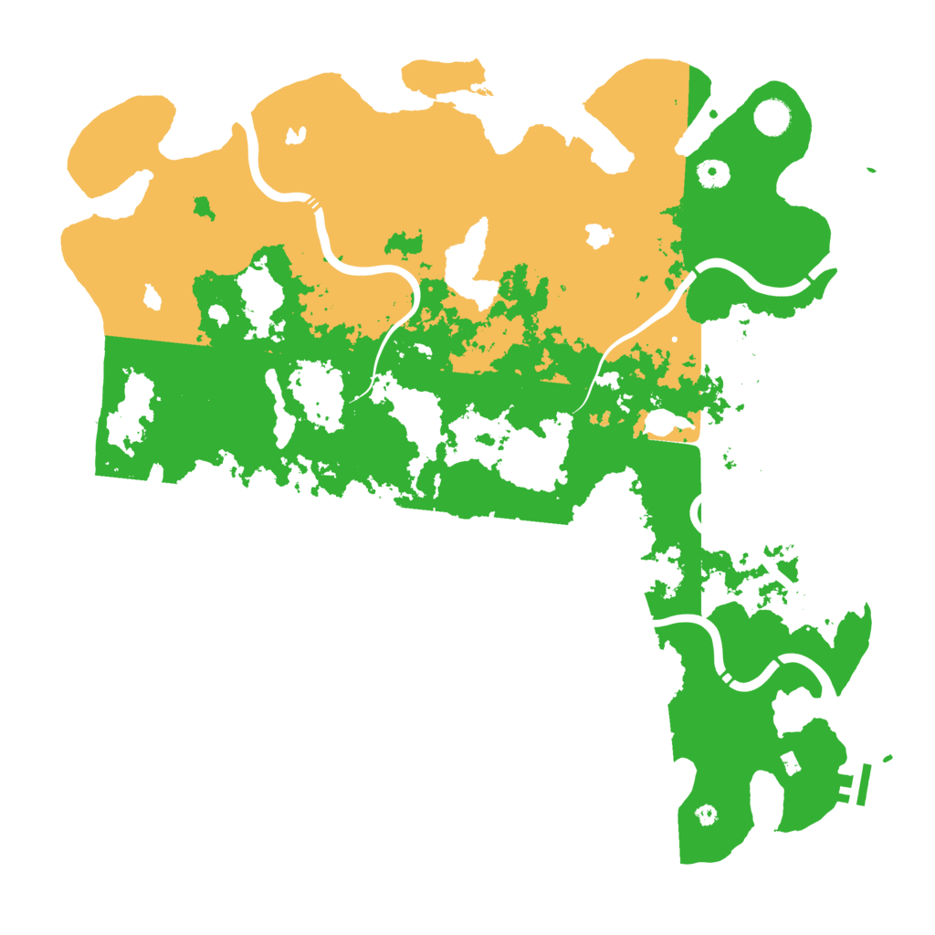 Biome Rust Map: Procedural Map, Size: 4500, Seed: 1356218880