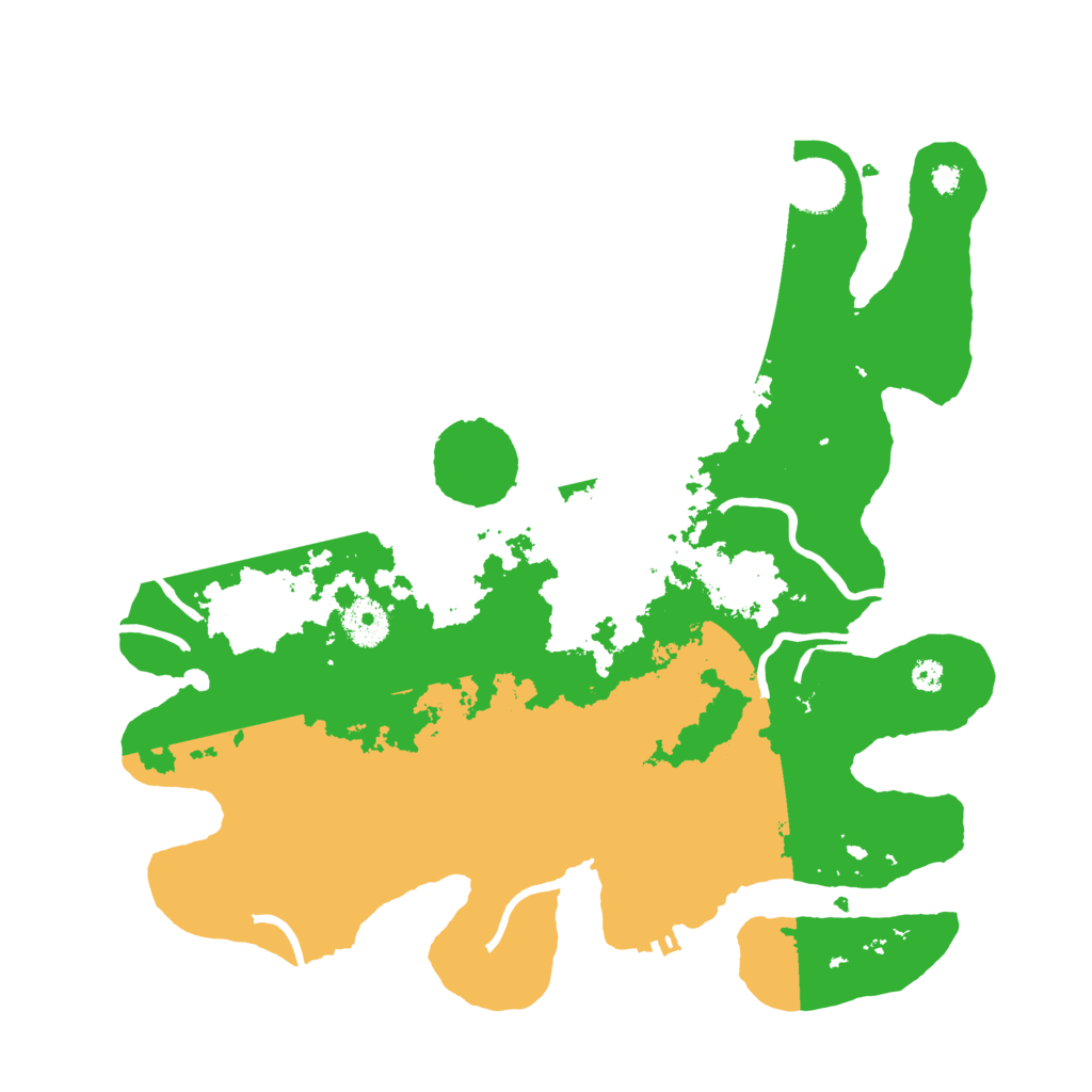 Biome Rust Map: Procedural Map, Size: 3500, Seed: 97388475