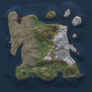 Thumbnail Rust Map: Procedural Map, Size: 2600, Seed: 187, 12 Monuments