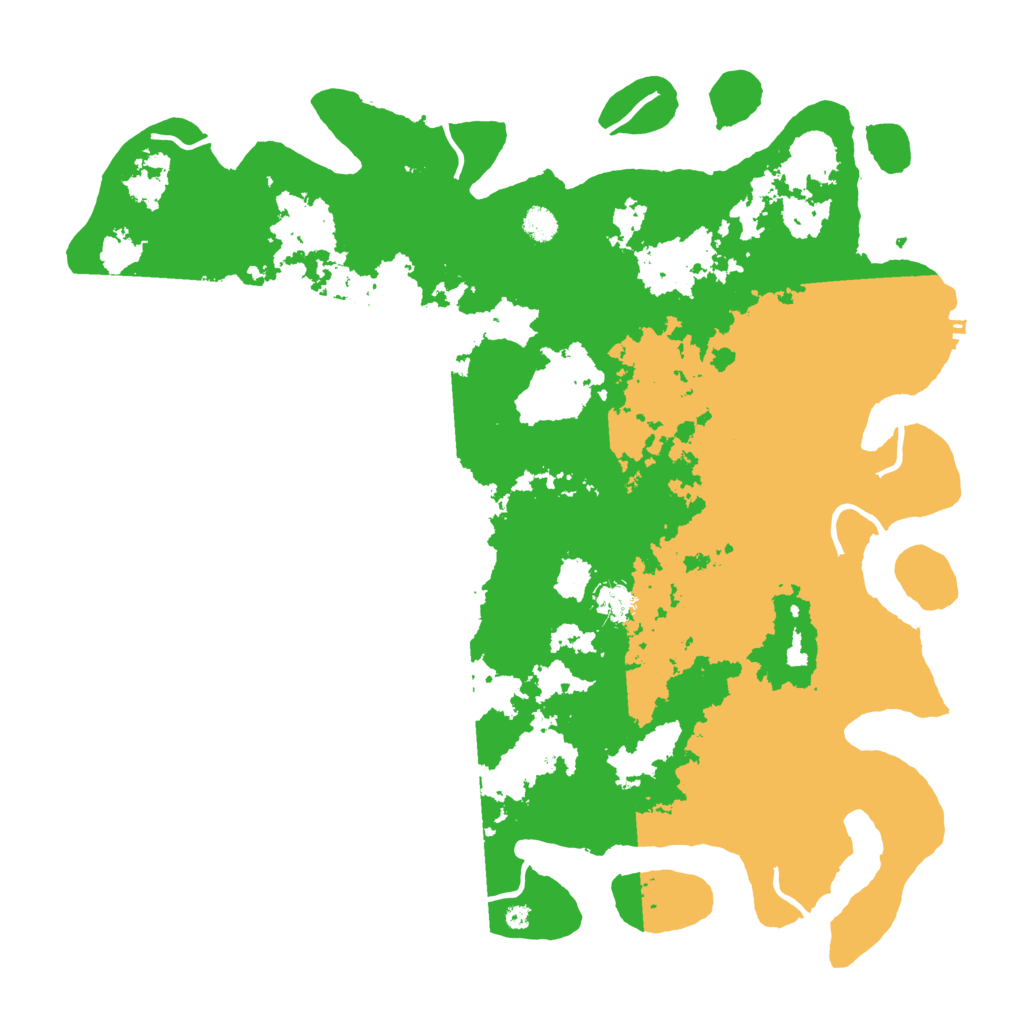 Biome Rust Map: Procedural Map, Size: 4500, Seed: 57452