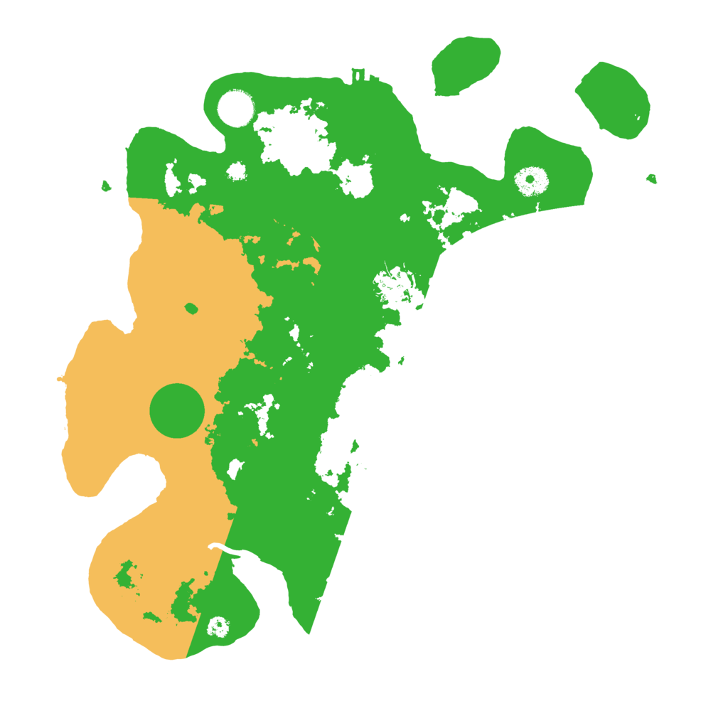 Biome Rust Map: Procedural Map, Size: 3500, Seed: 123645
