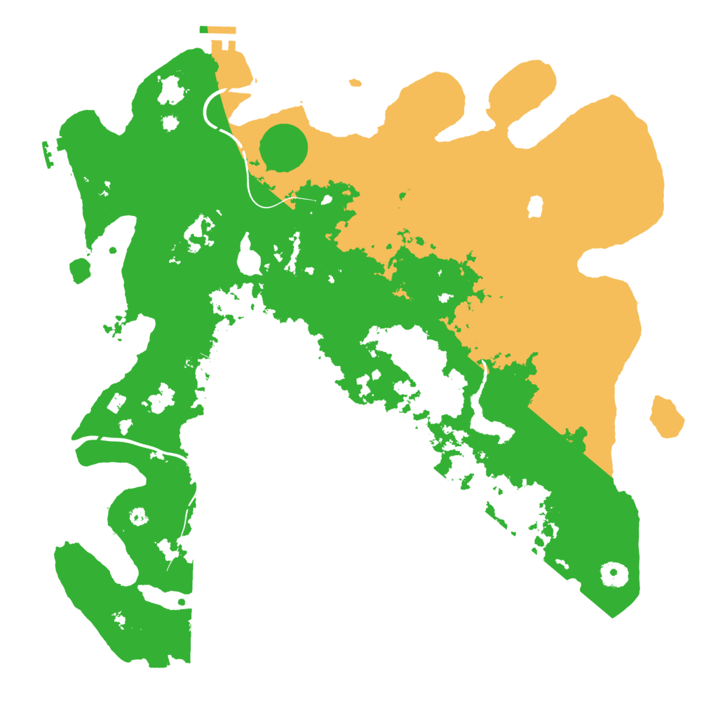 Biome Rust Map: Procedural Map, Size: 4000, Seed: 318151669