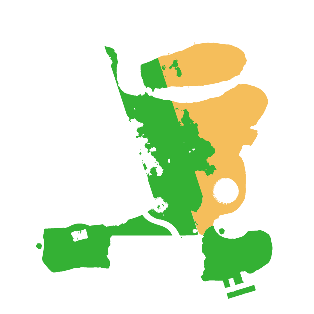 Biome Rust Map: Procedural Map, Size: 2200, Seed: 1099018875