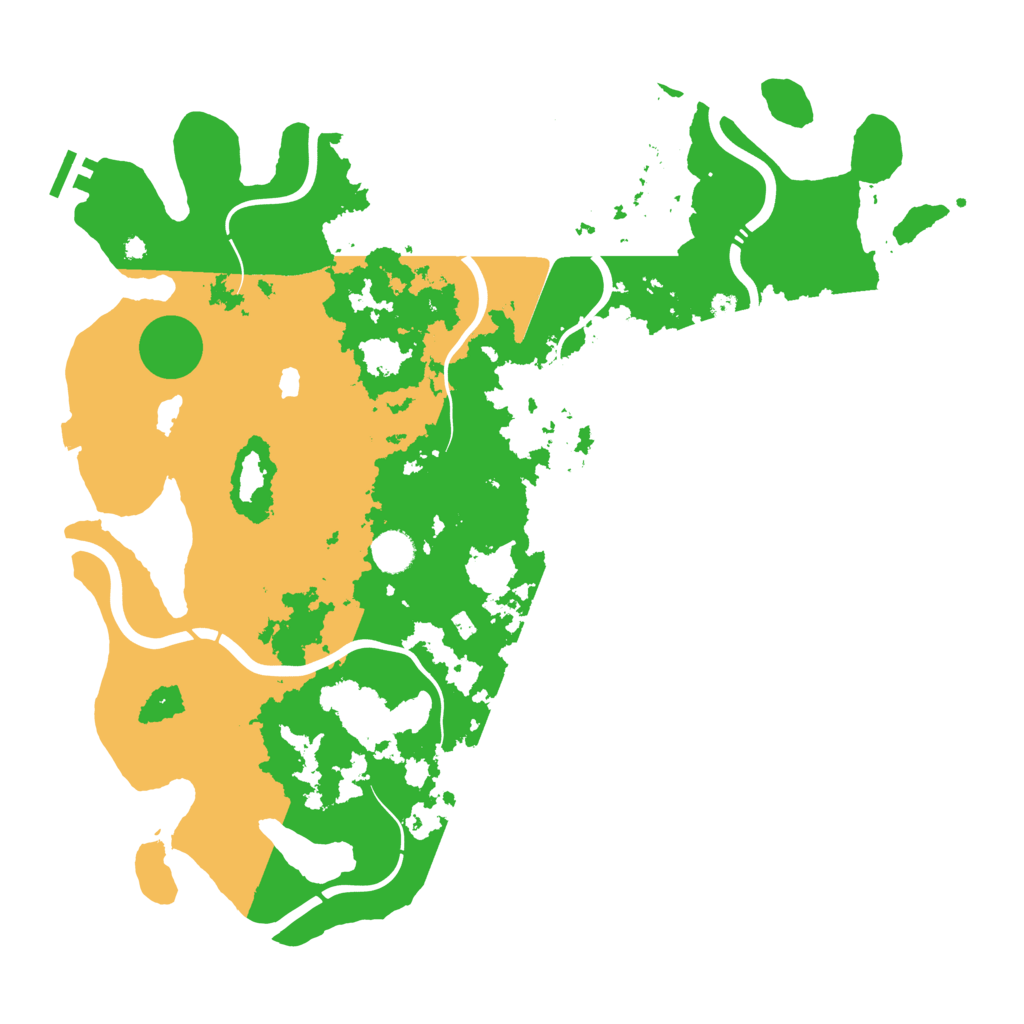 Biome Rust Map: Procedural Map, Size: 4250, Seed: 318378017