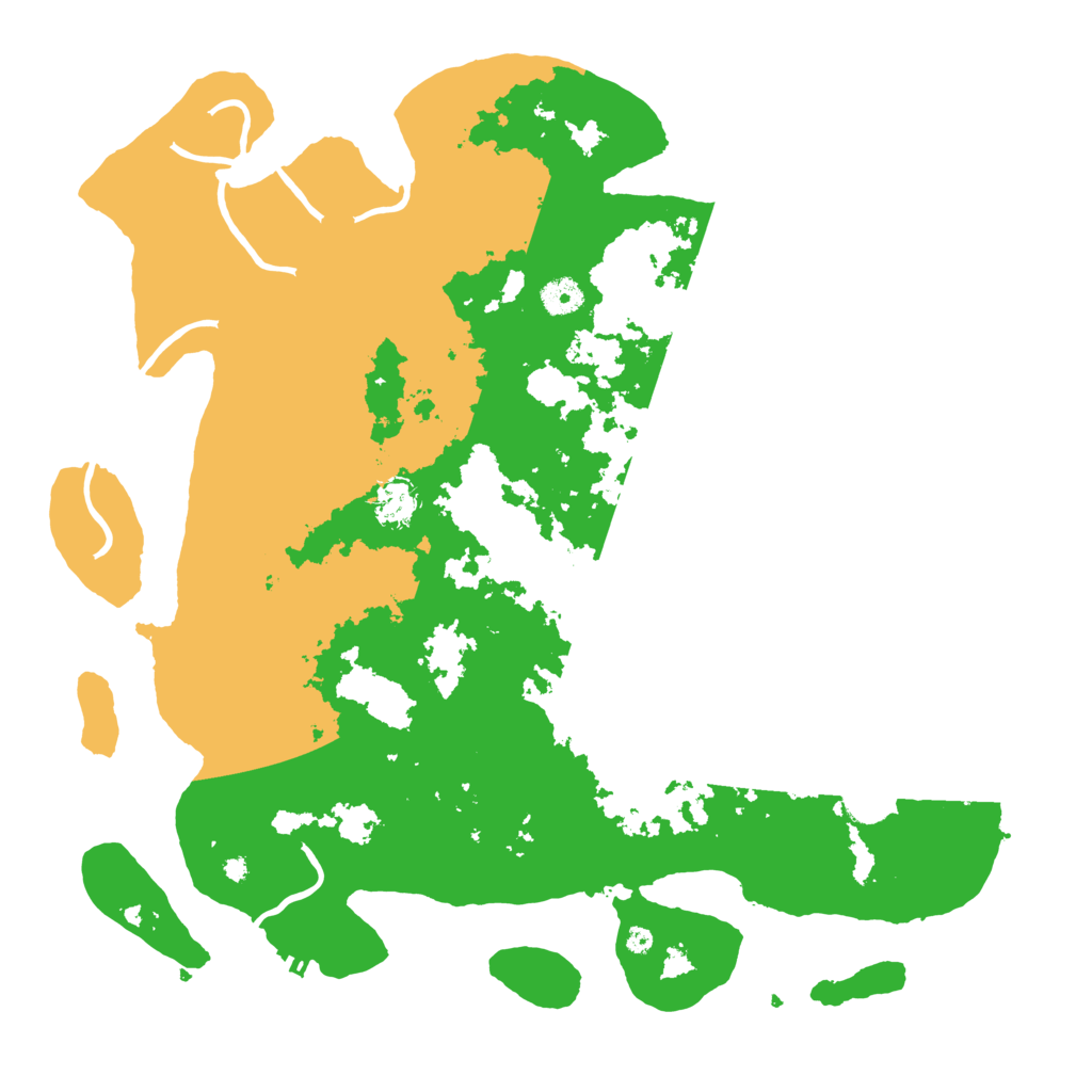Biome Rust Map: Procedural Map, Size: 4200, Seed: 621922