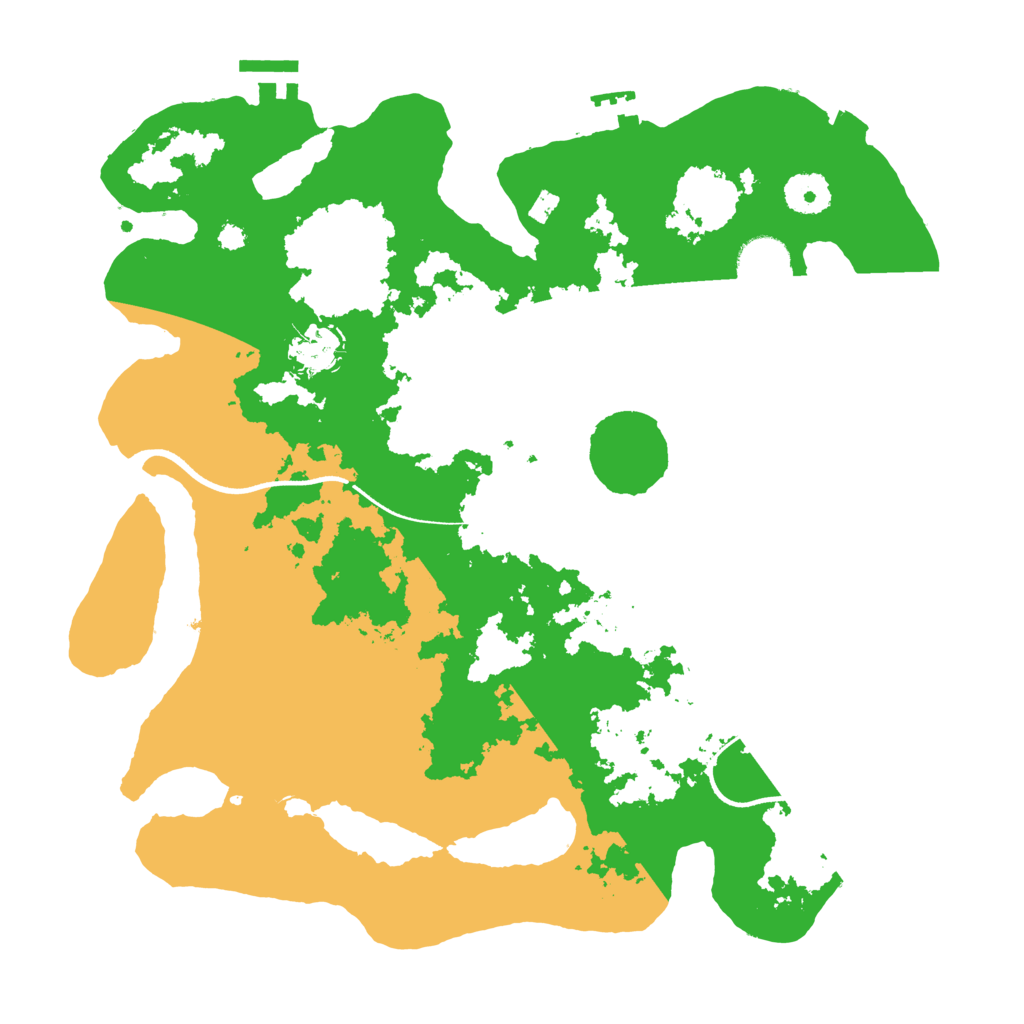 Biome Rust Map: Procedural Map, Size: 3500, Seed: 54734648