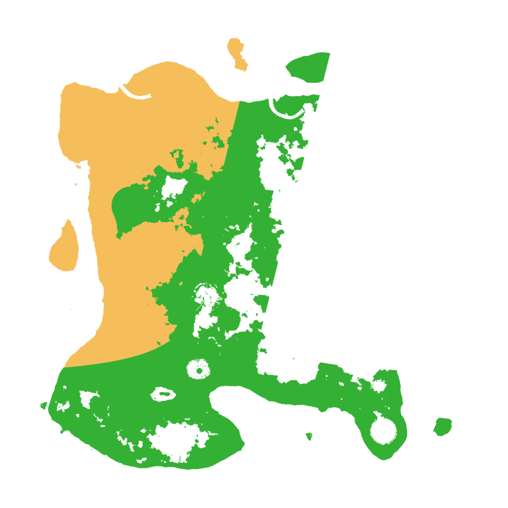 Biome Rust Map: Procedural Map, Size: 3500, Seed: 94544769