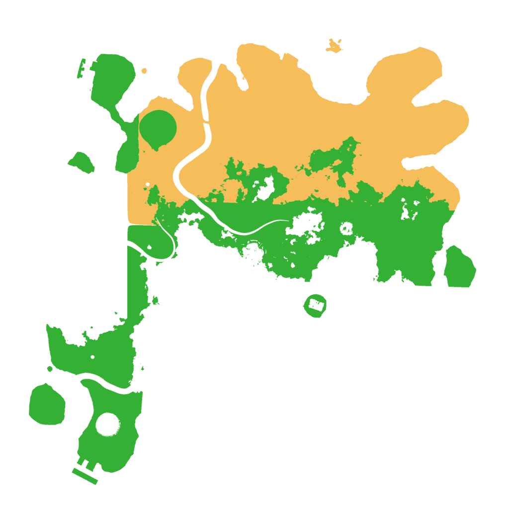 Biome Rust Map: Procedural Map, Size: 3800, Seed: 20651