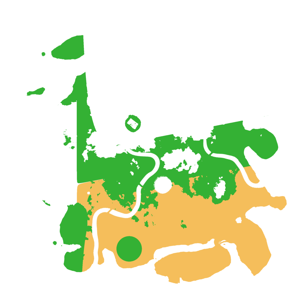 Biome Rust Map: Procedural Map, Size: 3200, Seed: 1872540547