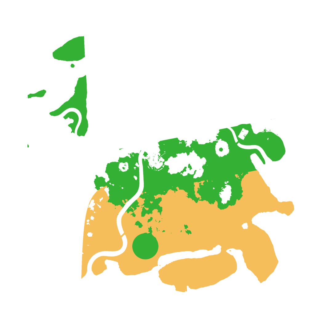 Biome Rust Map: Procedural Map, Size: 3200, Seed: 1872540547