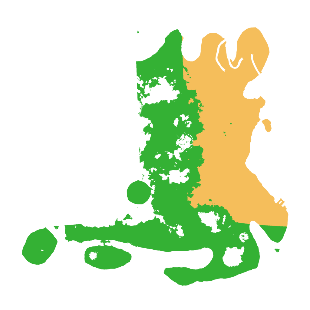 Biome Rust Map: Procedural Map, Size: 3501, Seed: 2142306329