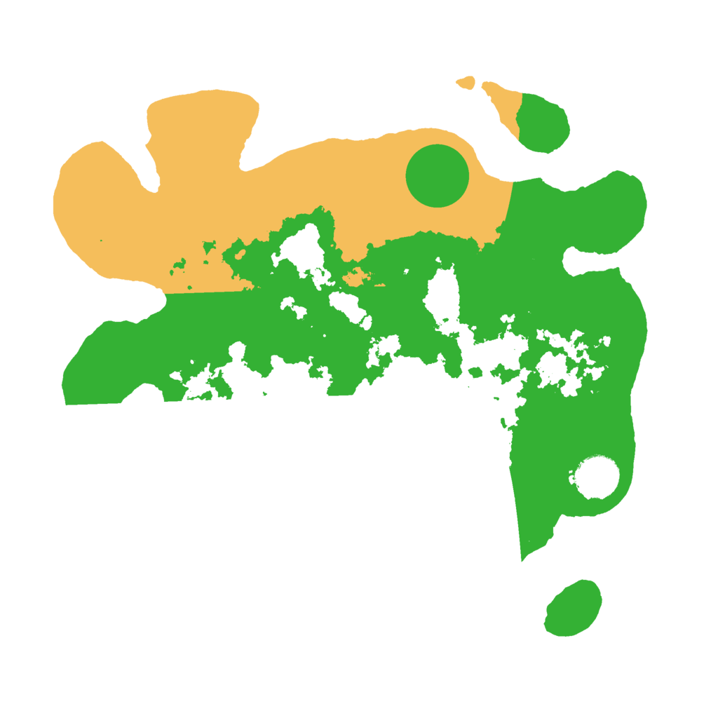 Biome Rust Map: Barren, Size: 3000, Seed: 1060969601