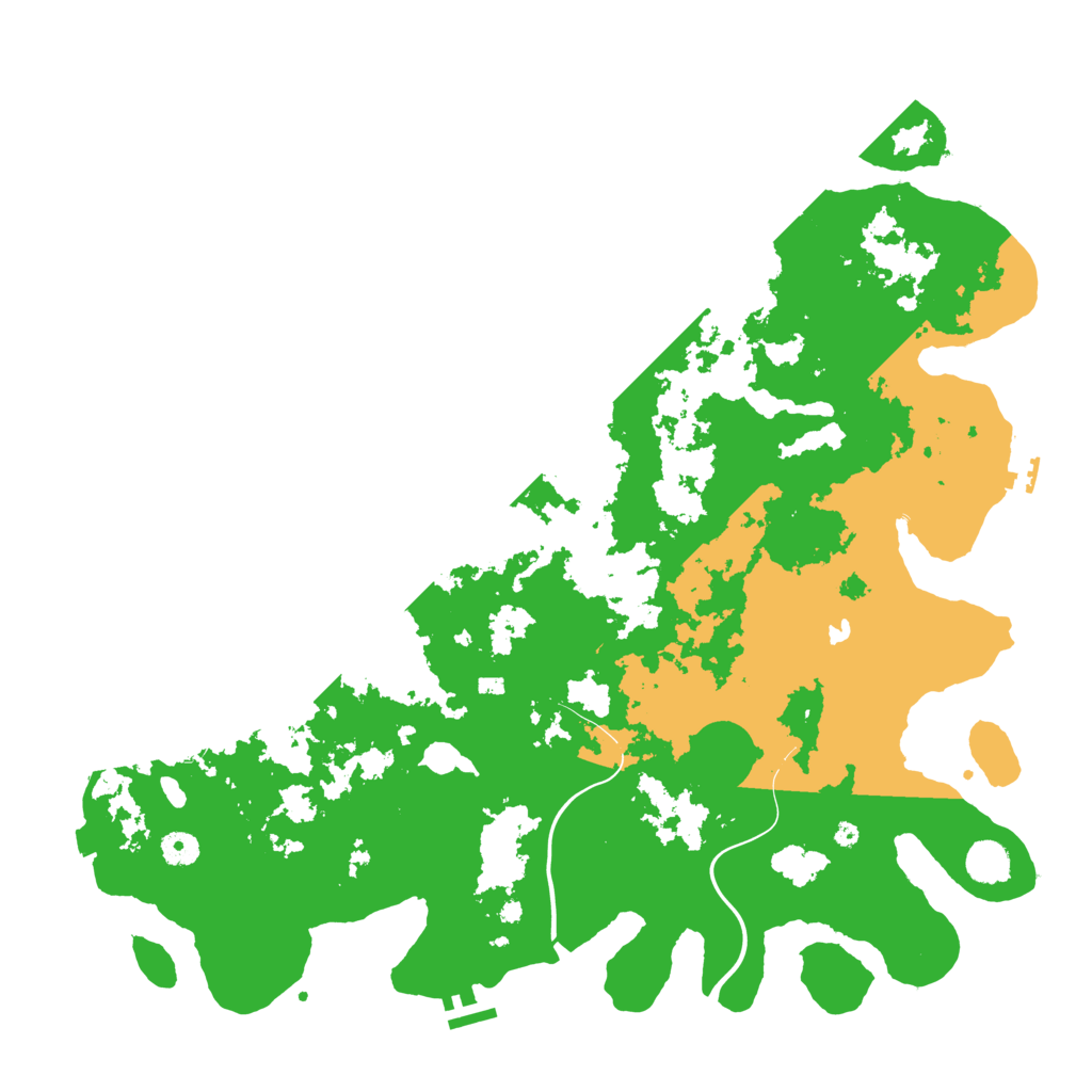 Biome Rust Map: Procedural Map, Size: 4500, Seed: 239186304