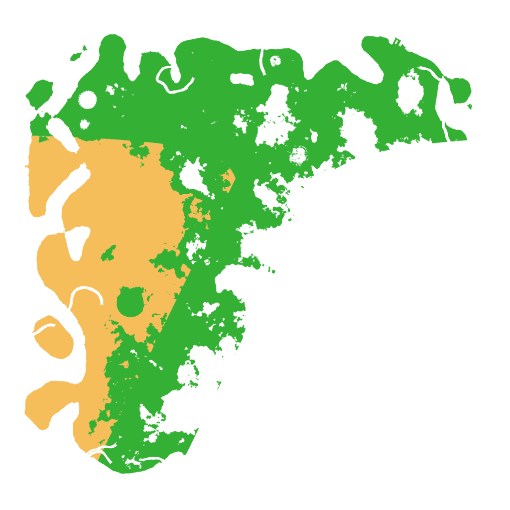 Biome Rust Map: Procedural Map, Size: 5000, Seed: 1219327325