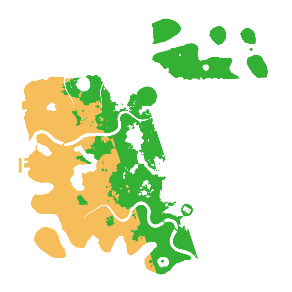 Biome Rust Map: Procedural Map, Size: 4000, Seed: 50962109