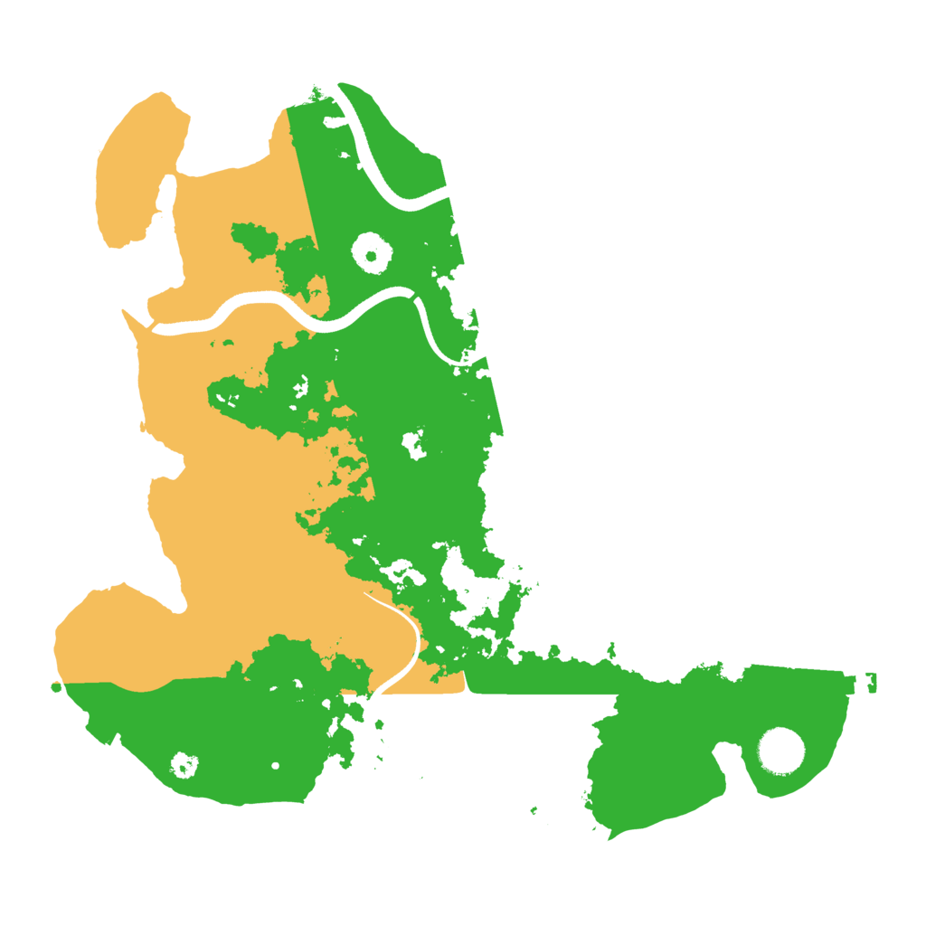Biome Rust Map: Procedural Map, Size: 3500, Seed: 29049872