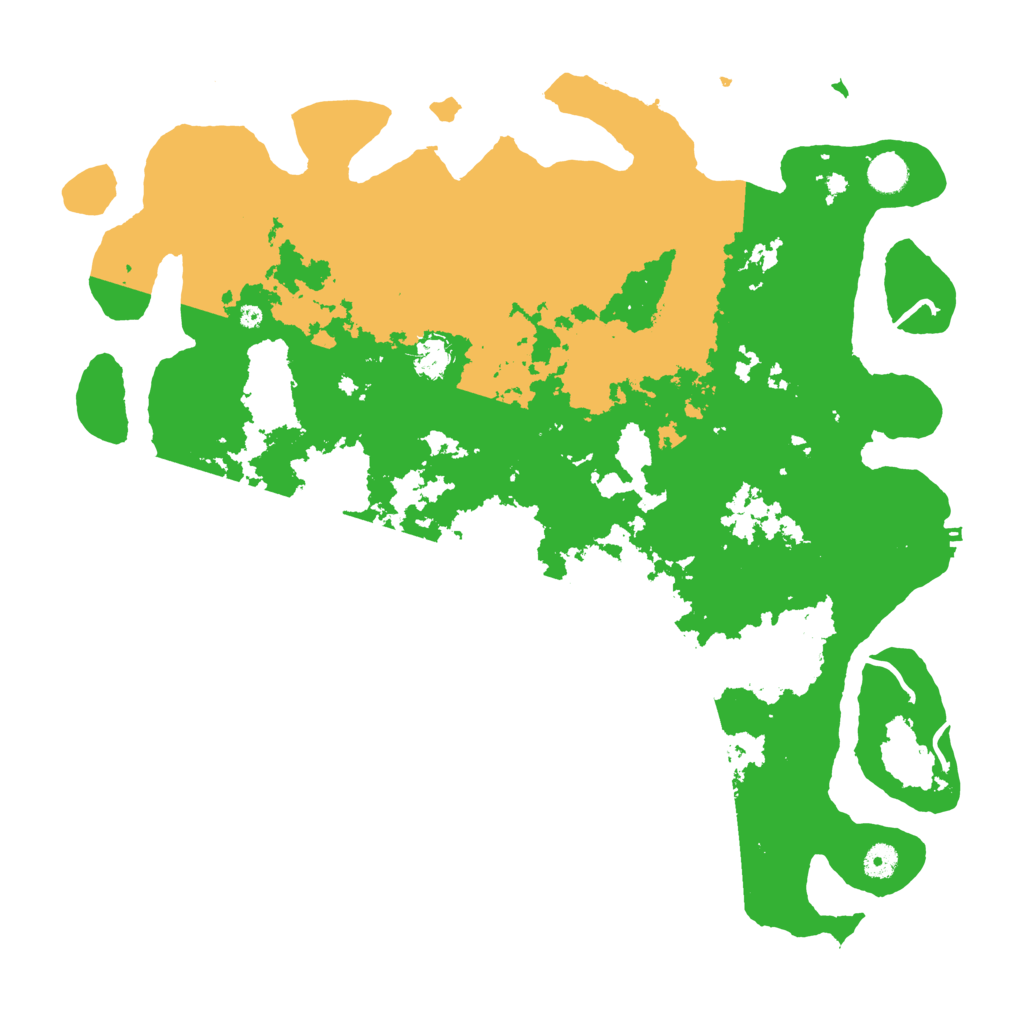 Biome Rust Map: Procedural Map, Size: 4500, Seed: 1257046808