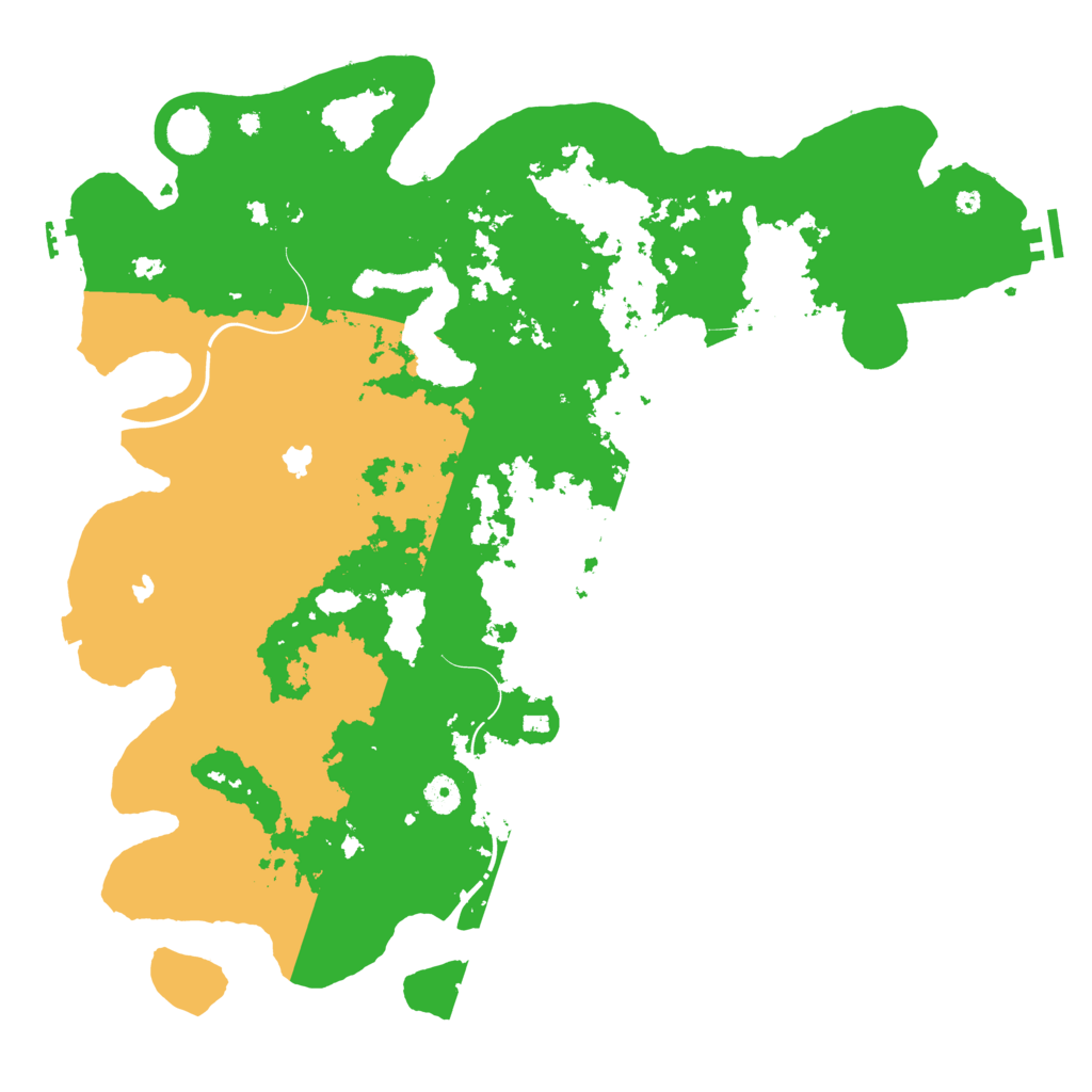 Biome Rust Map: Procedural Map, Size: 4500, Seed: 2003172642
