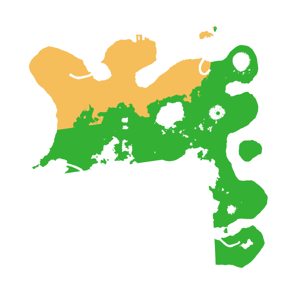 Biome Rust Map: Procedural Map, Size: 3000, Seed: 948866636