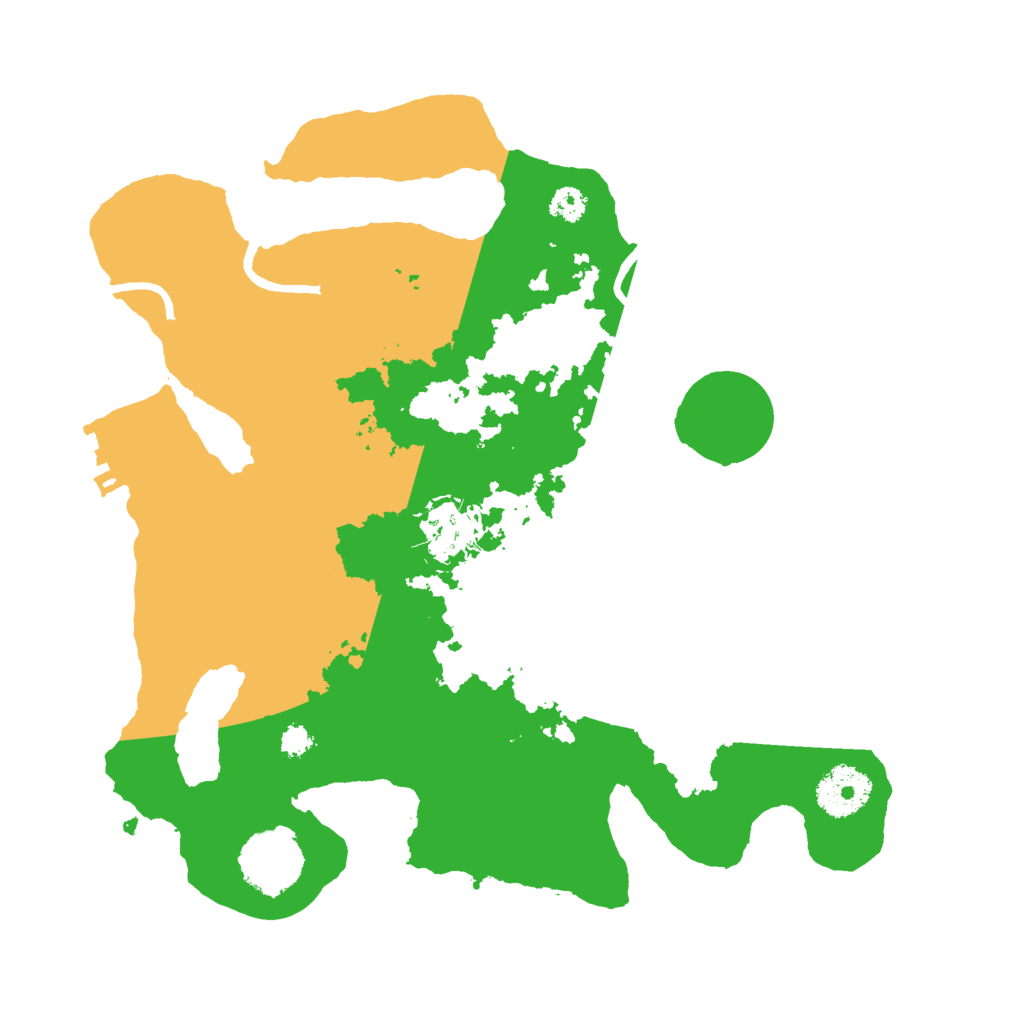 Biome Rust Map: Procedural Map, Size: 3000, Seed: 32487017