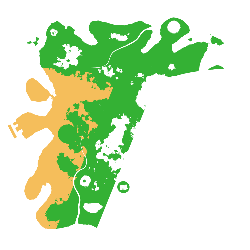 Biome Rust Map: Procedural Map, Size: 3500, Seed: 761683111