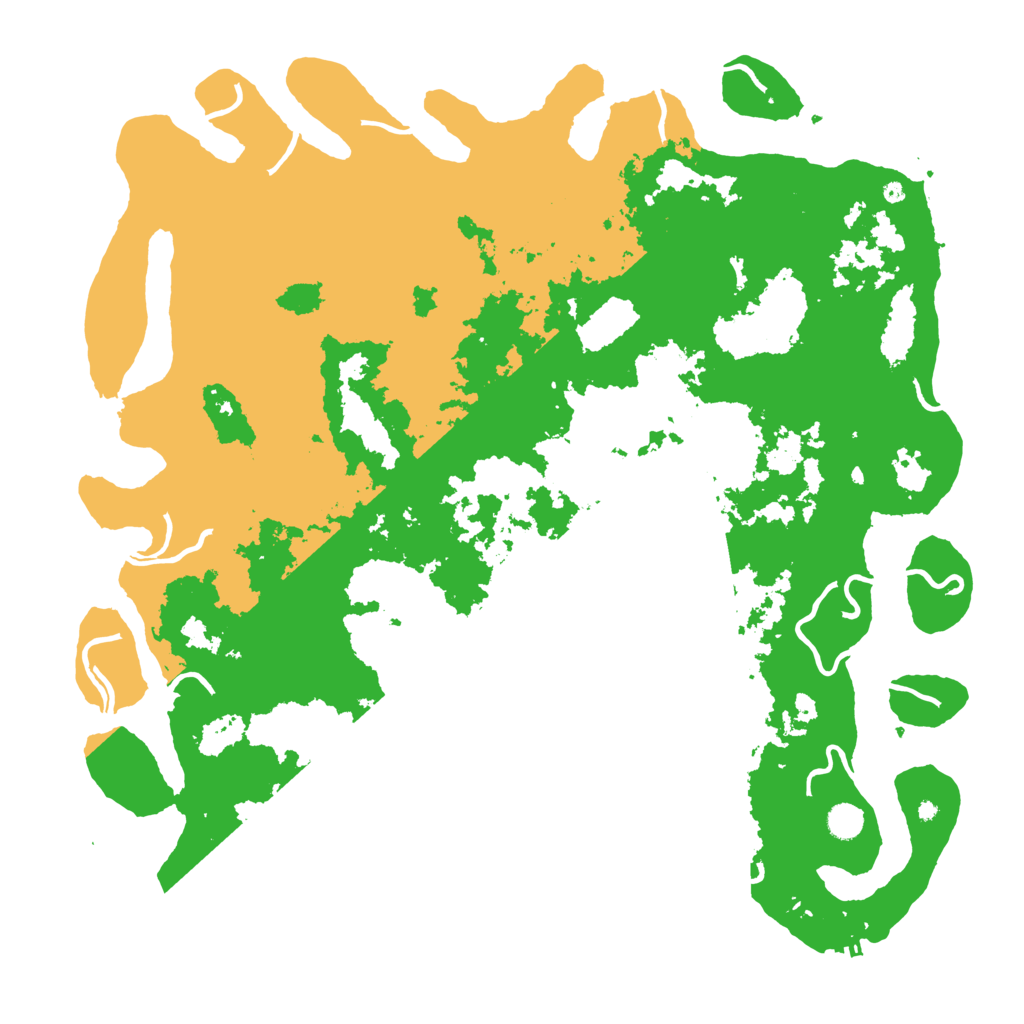 Biome Rust Map: Procedural Map, Size: 5000, Seed: 238643892