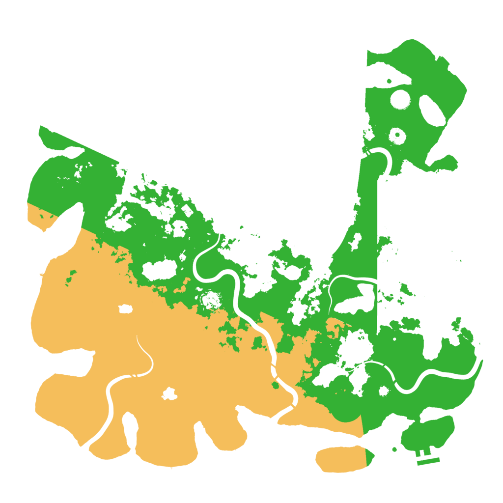 Biome Rust Map: Procedural Map, Size: 4500, Seed: 77179422