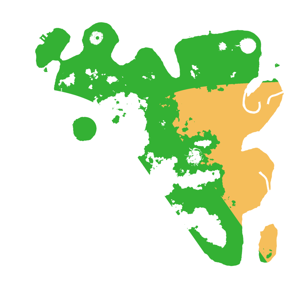 Biome Rust Map: Procedural Map, Size: 3500, Seed: 206686035