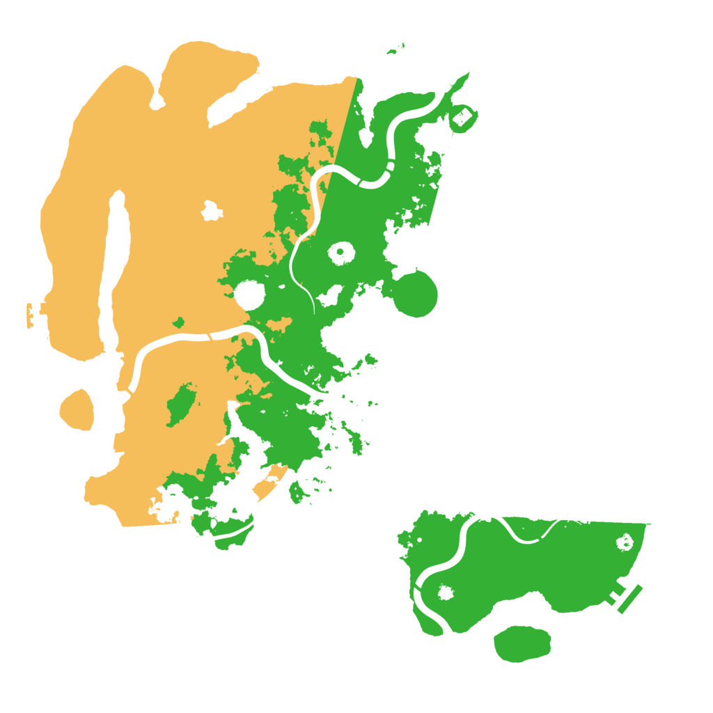 Biome Rust Map: Procedural Map, Size: 4300, Seed: 852336019