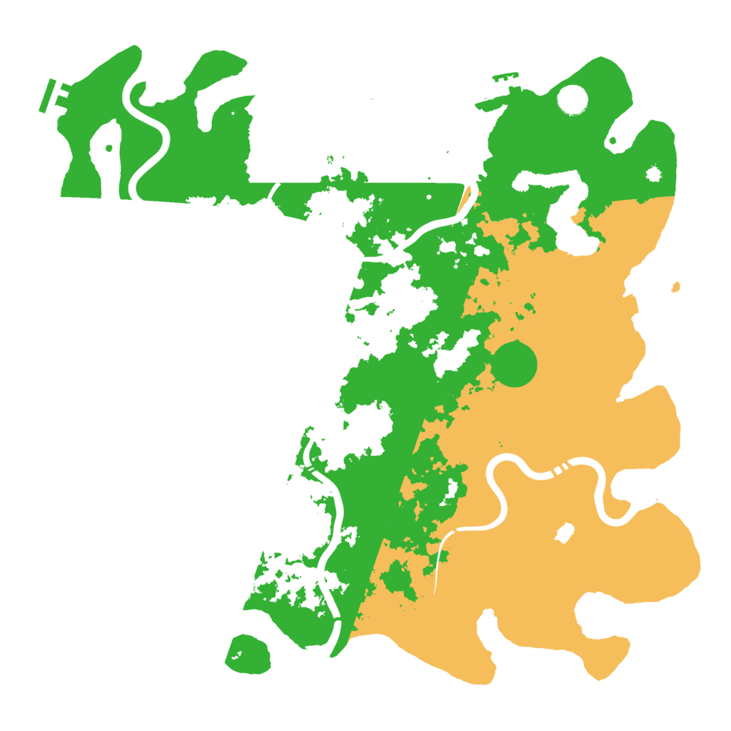 Biome Rust Map: Procedural Map, Size: 4250, Seed: 16650