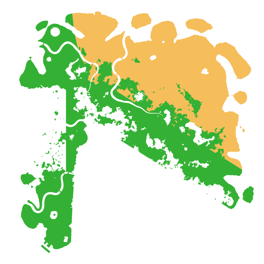 Biome Rust Map: Procedural Map, Size: 5000, Seed: 21244886