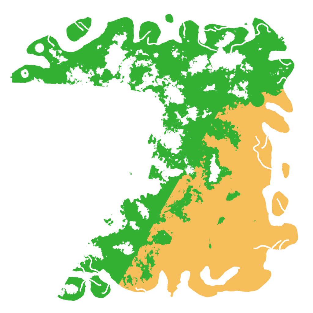 Biome Rust Map: Procedural Map, Size: 6000, Seed: 14597871