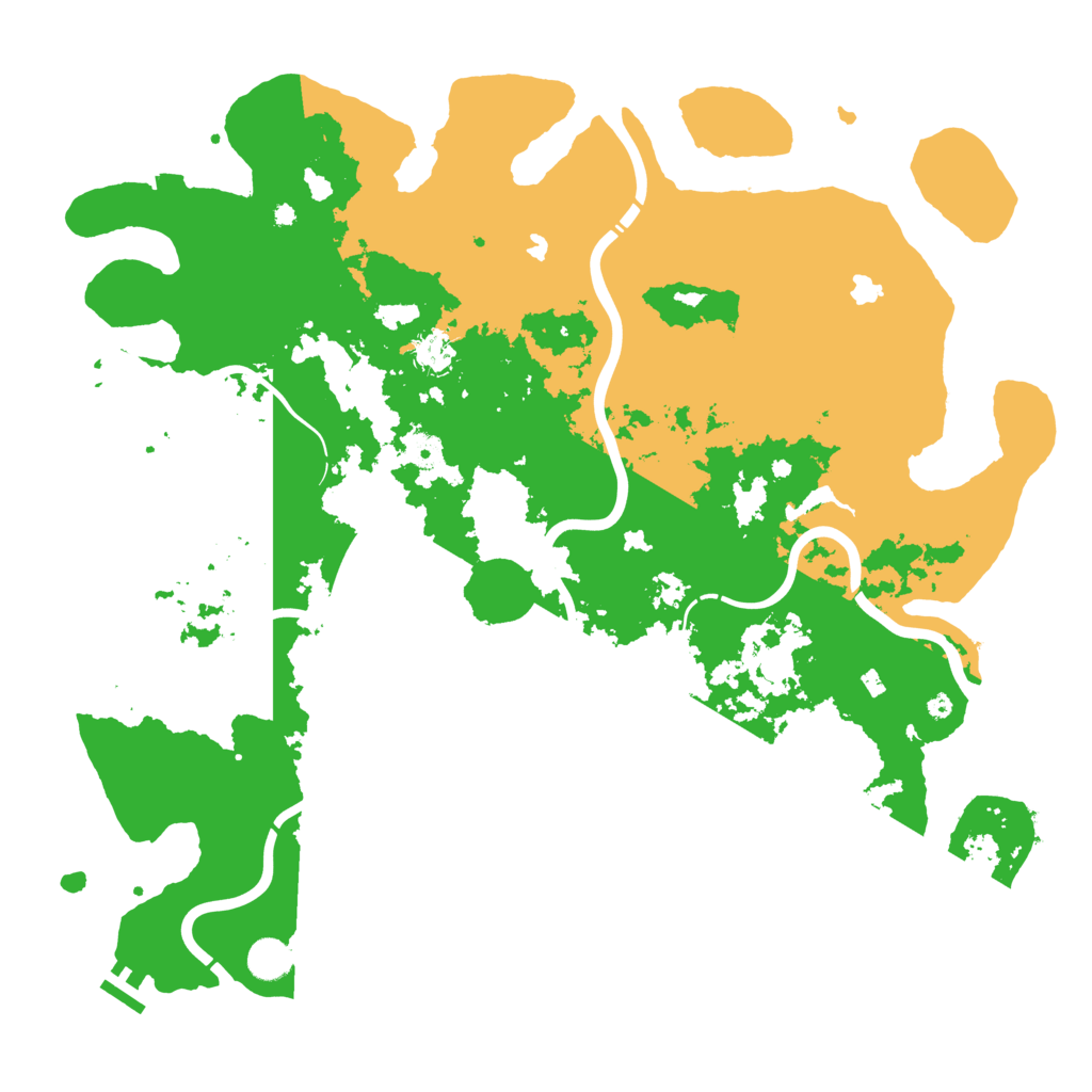 Biome Rust Map: Procedural Map, Size: 4500, Seed: 12237