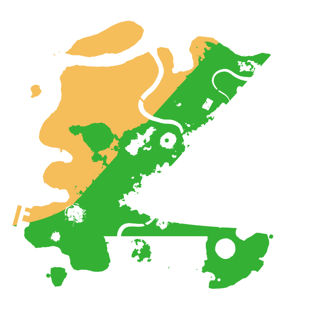 Biome Rust Map: Procedural Map, Size: 3000, Seed: 757152396