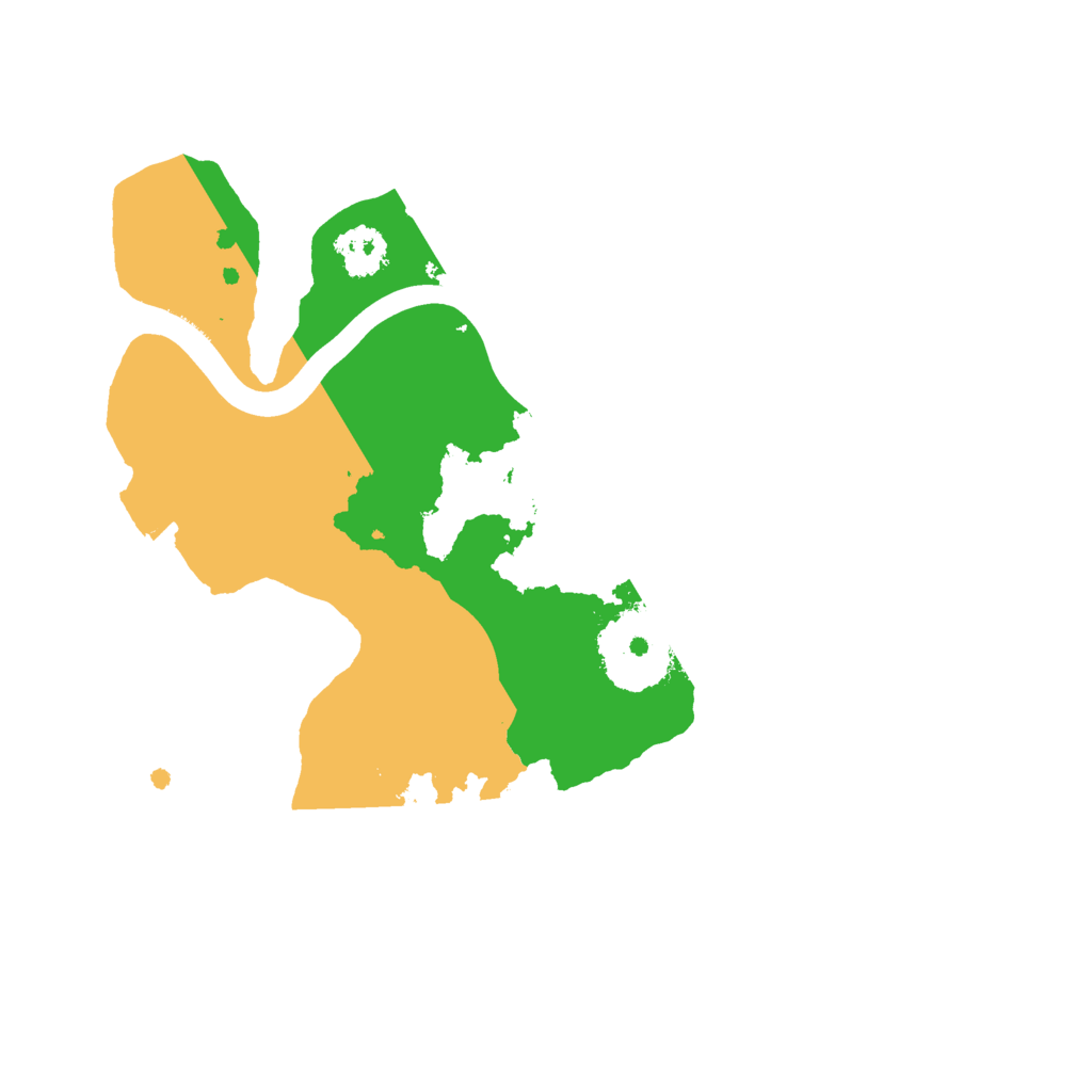 Biome Rust Map: Procedural Map, Size: 2200, Seed: 1481330580