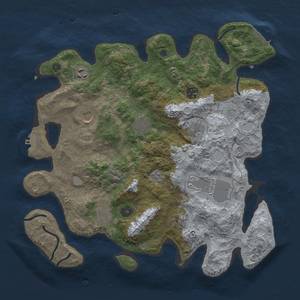 Thumbnail Rust Map: Procedural Map, Size: 3800, Seed: 113, 18 Monuments