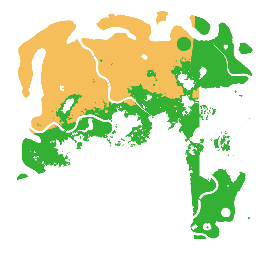 Biome Rust Map: Procedural Map, Size: 5000, Seed: 363101679