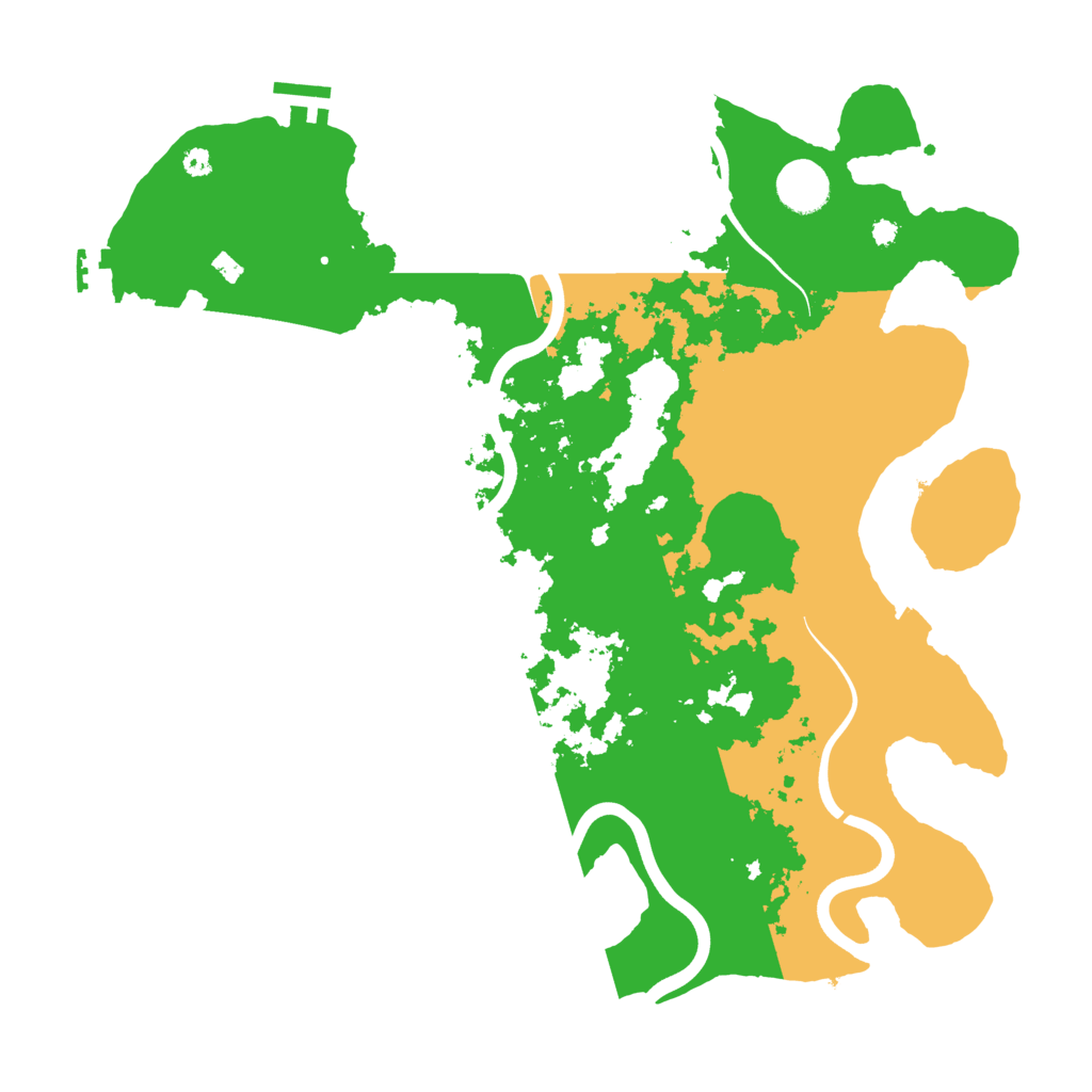 Biome Rust Map: Procedural Map, Size: 3850, Seed: 1736045
