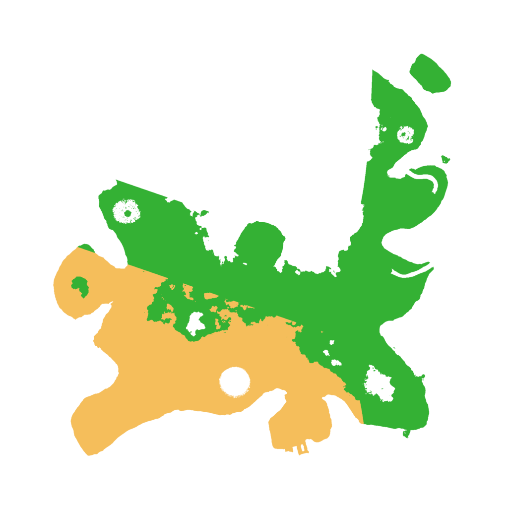 Biome Rust Map: Procedural Map, Size: 3000, Seed: 4540