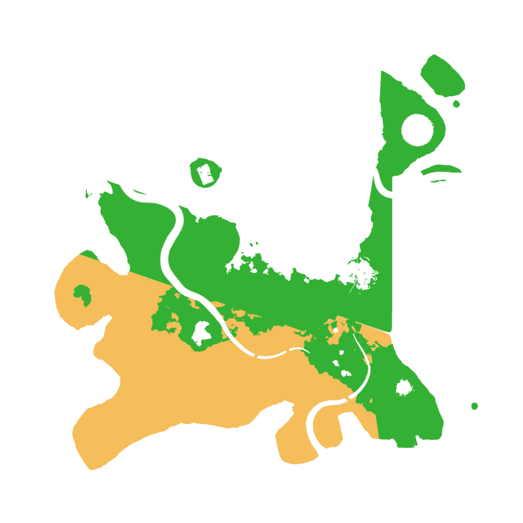 Biome Rust Map: Procedural Map, Size: 3000, Seed: 4540
