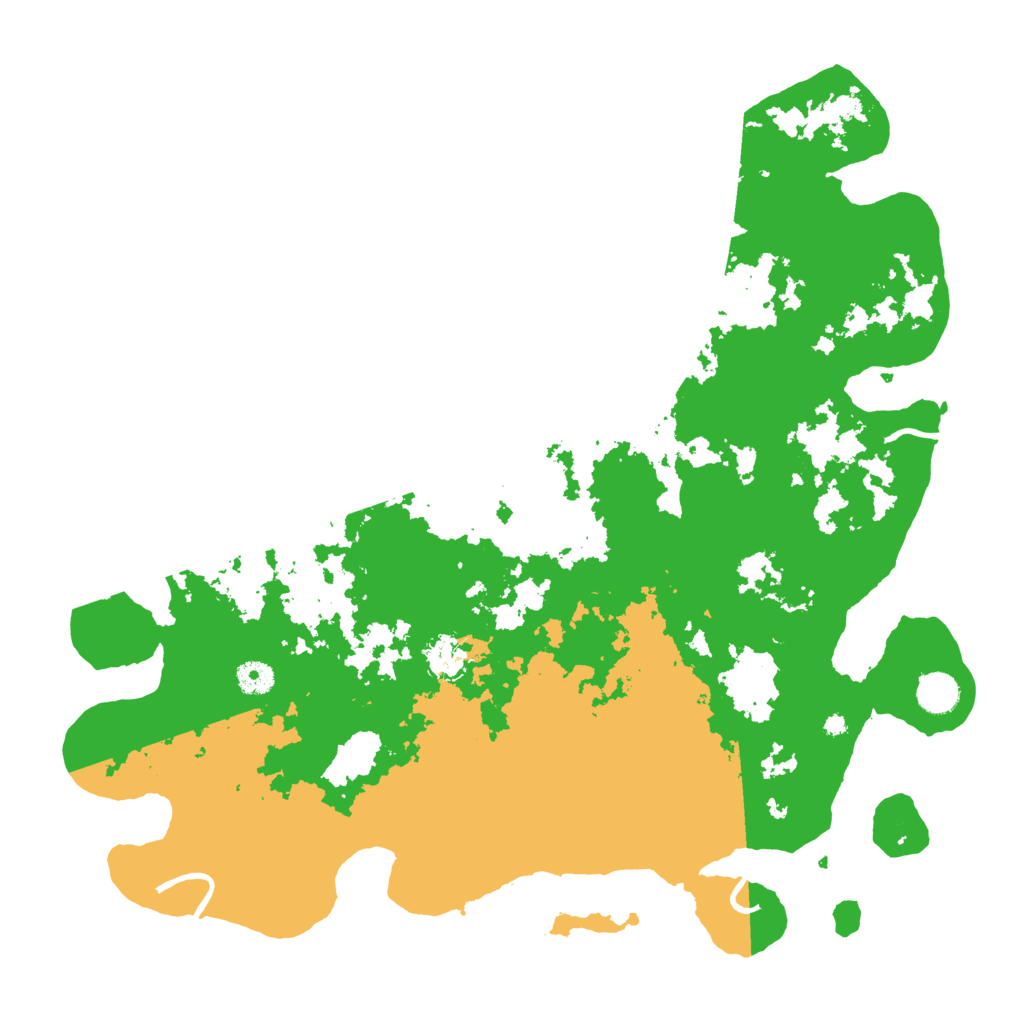 Biome Rust Map: Procedural Map, Size: 4300, Seed: 648252