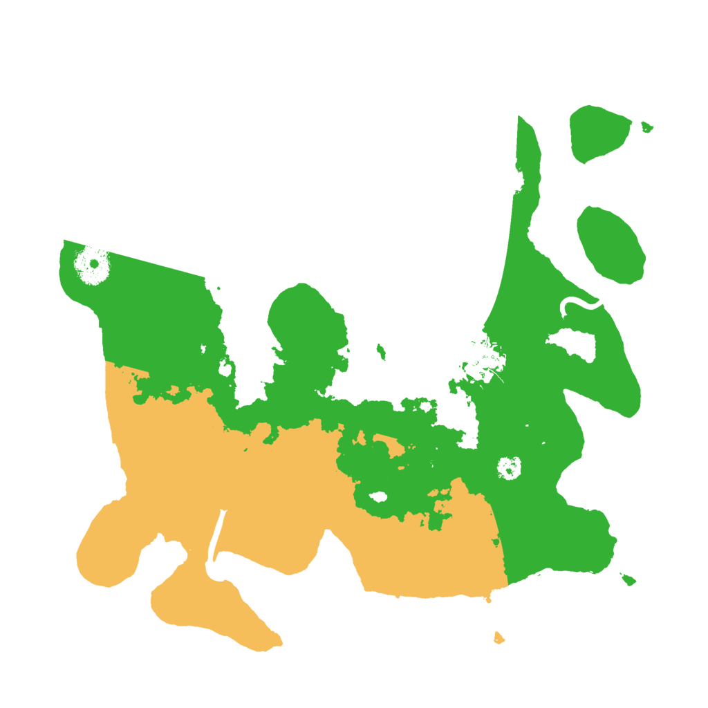 Biome Rust Map: Procedural Map, Size: 3000, Seed: 608377956