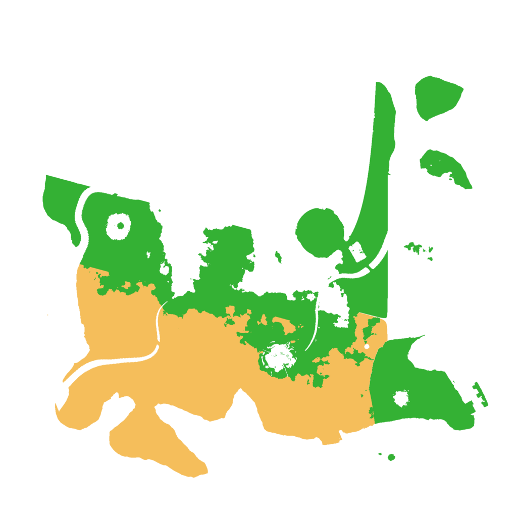 Biome Rust Map: Procedural Map, Size: 3000, Seed: 608377956