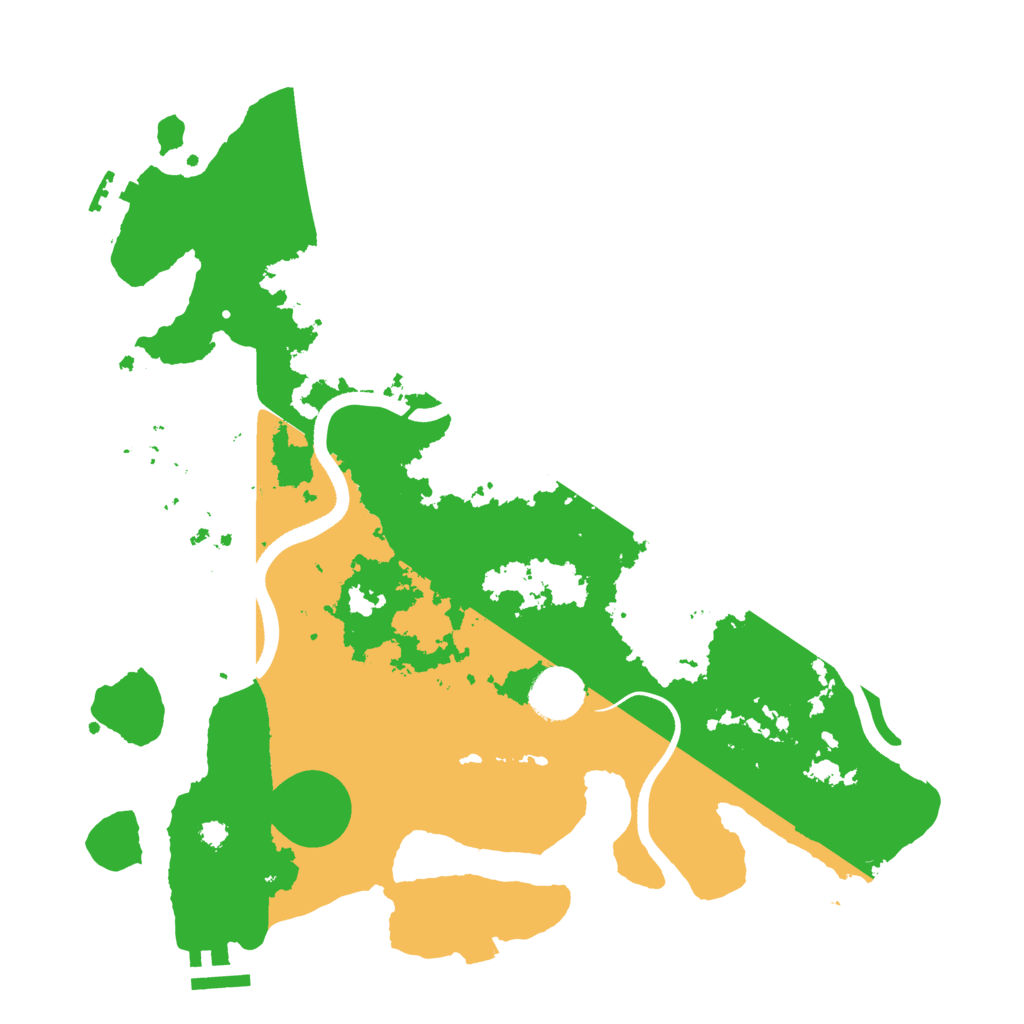 Biome Rust Map: Procedural Map, Size: 3500, Seed: 2050548534