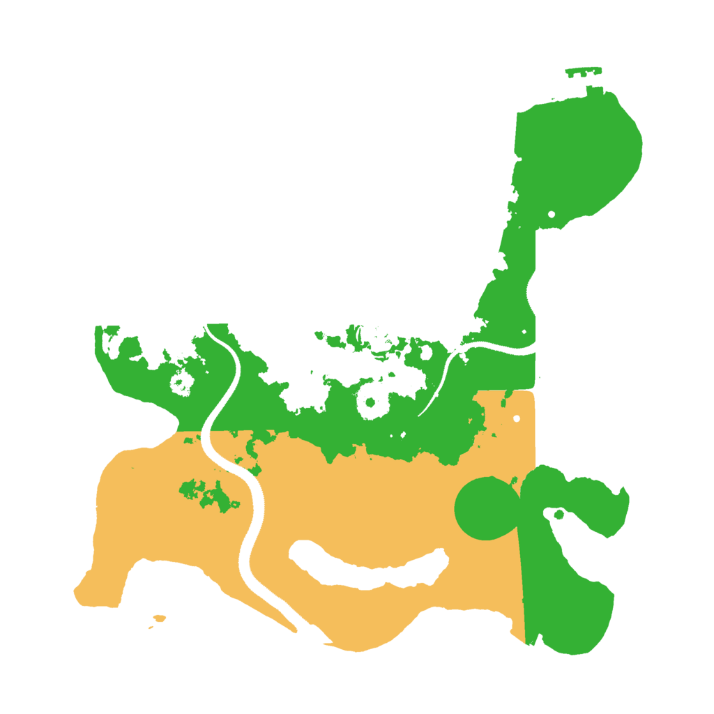 Biome Rust Map: Procedural Map, Size: 3000, Seed: 880936936