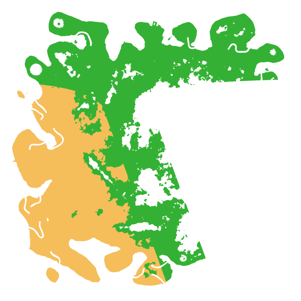Biome Rust Map: Procedural Map, Size: 4500, Seed: 8833880