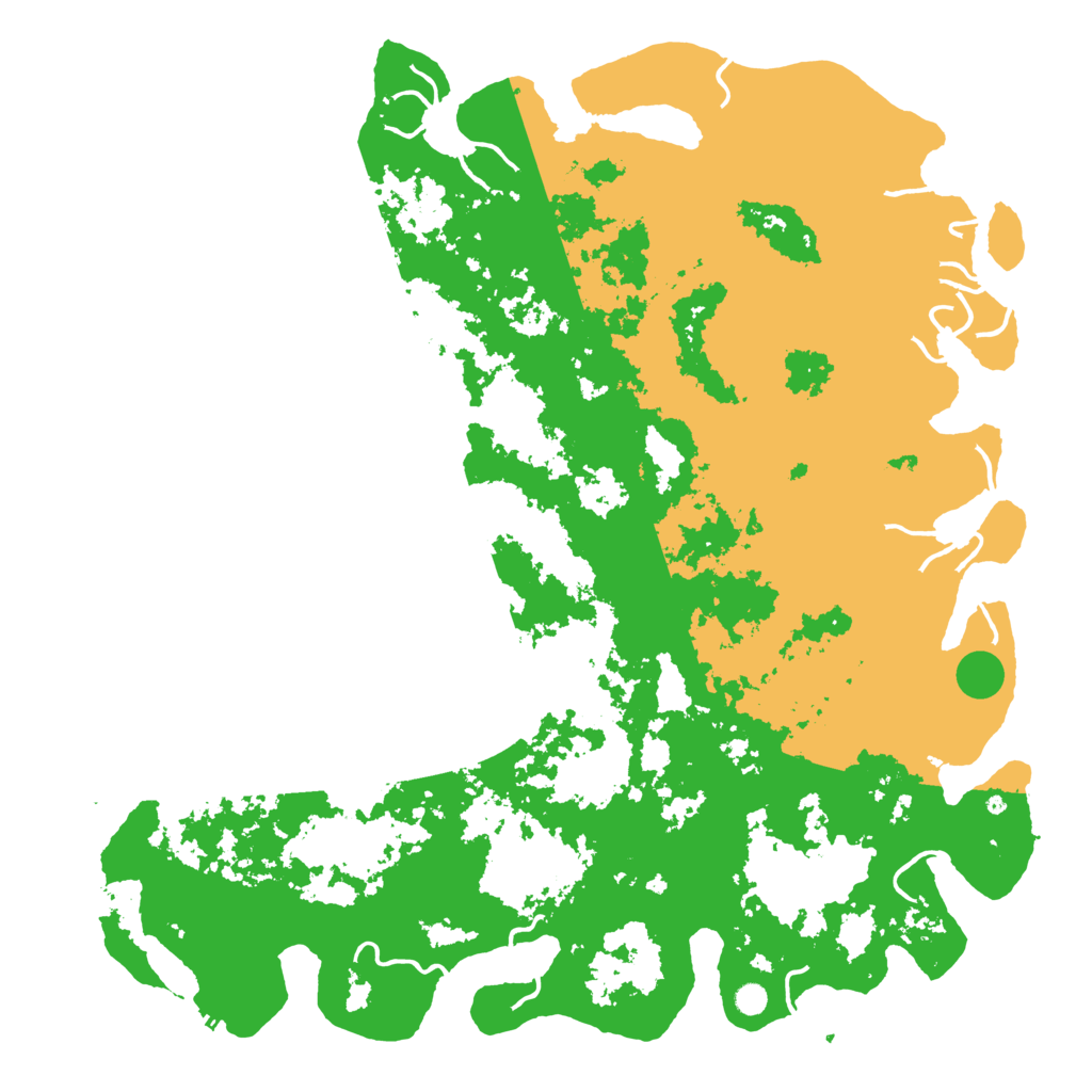 Biome Rust Map: Procedural Map, Size: 6000, Seed: 79438798