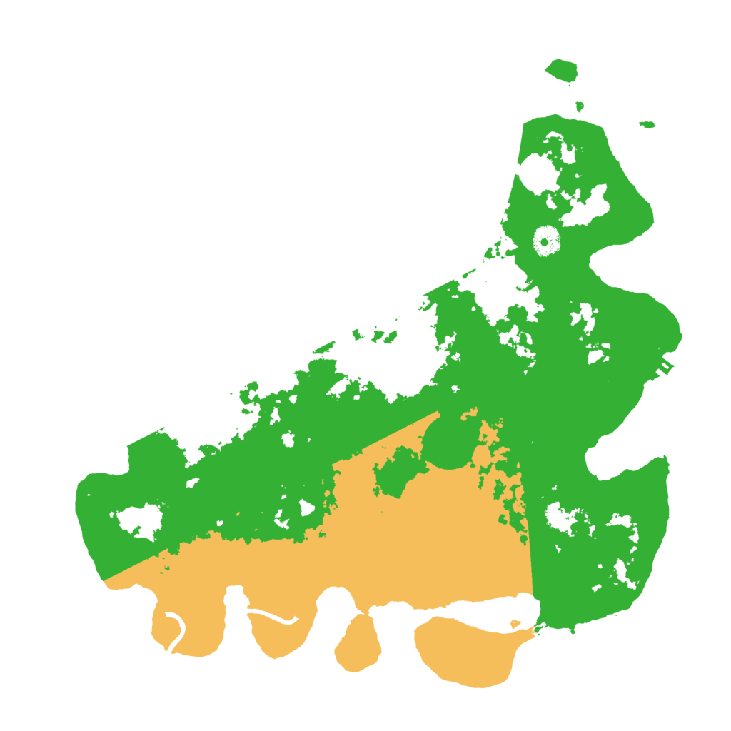 Biome Rust Map: Procedural Map, Size: 3800, Seed: 70985162