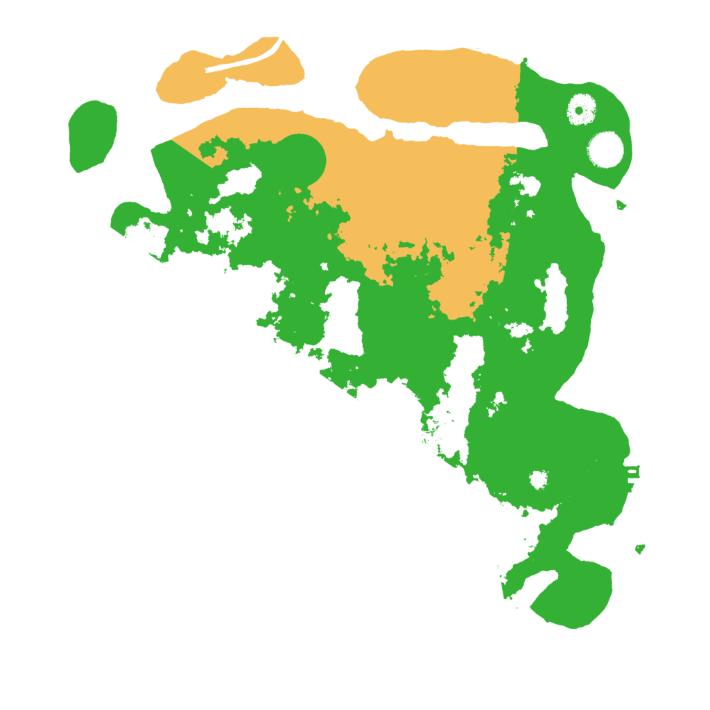 Biome Rust Map: Procedural Map, Size: 3500, Seed: 54830183