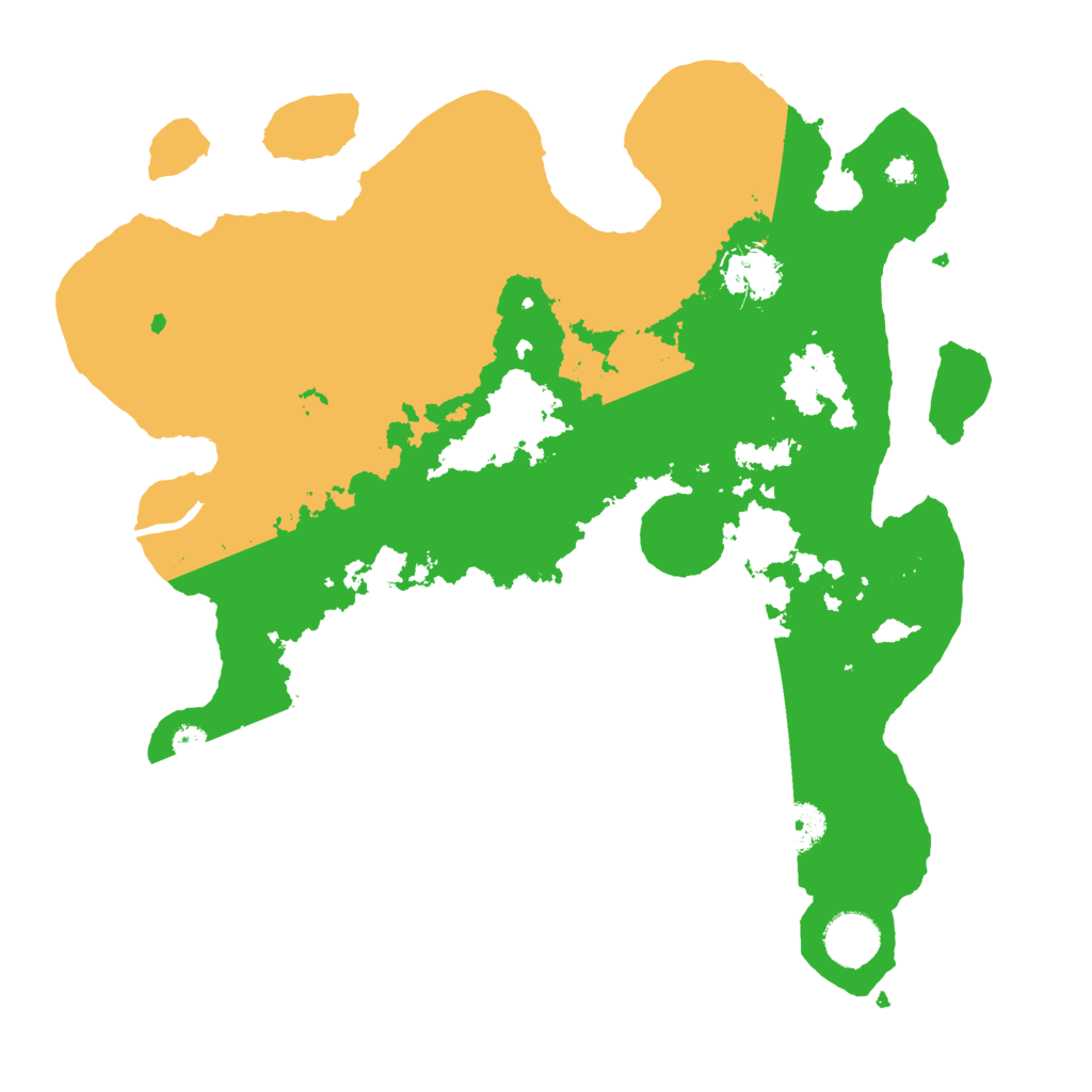 Biome Rust Map: Procedural Map, Size: 3500, Seed: 44257627
